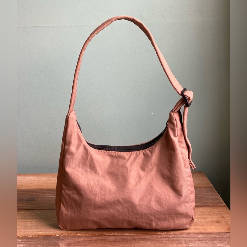 Baggu Mini Nylon Shoulder Bag Cocoa